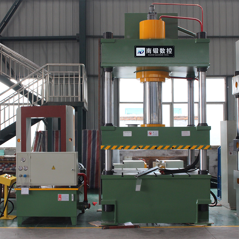 滕州315噸復合材料成型油壓機315t復合井蓋熱壓成型四柱液壓機