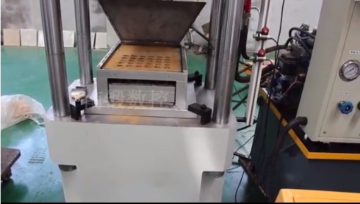 100噸粉末成型液壓機(jī)試機(jī)視頻