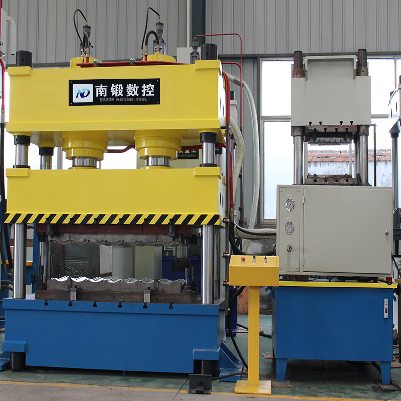 315t雙缸大臺面油壓機，彩石金屬瓦拉伸成型液壓機