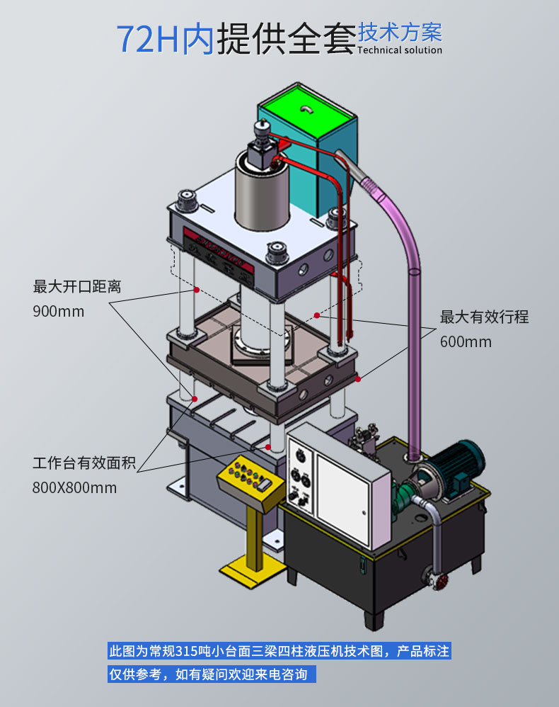 1200噸定制油壓機(jī)三梁四柱液壓機(jī)
